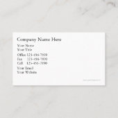 ガレージドアモダン名刺 名刺 (裏面)