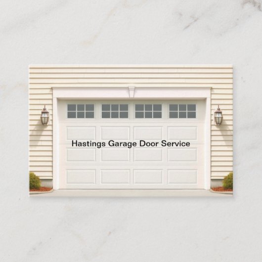 ガレージドア建築名刺 名刺 (正面)