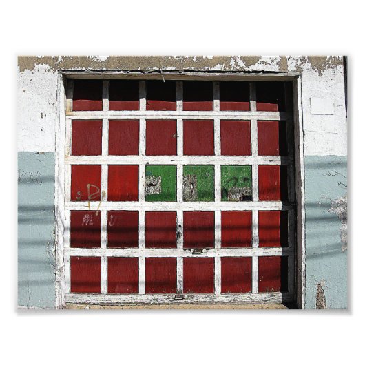 ガレージドア フォトプリント            (正面)