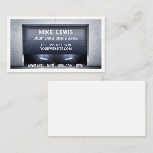 ガレージドア 名刺 (正面/裏面)