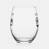 ガレージドゥTouch何飲み物用品 ステムなしワイングラス (右)