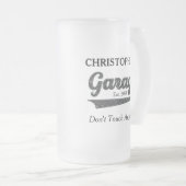 ガレージドゥTouch何飲み物用品 フロストグラスビールジョッキ (正面右)