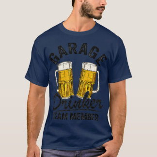 ガレージドリンカーチームメンバーデイドリンクパパビール Tシャツ