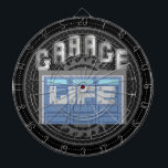 ガレージパーソナライズされたライフ ダーツボード<br><div class="desc">ガレージクール用のおもしろいを完全にカスタマイズ可能なダーツボード。楽しむ!</div>