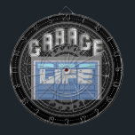 ガレージパーソナライズされたライフ ダーツボード<br><div class="desc">ガレージクール用のおもしろいを完全にカスタマイズ可能なダーツボード。楽しむ!</div>