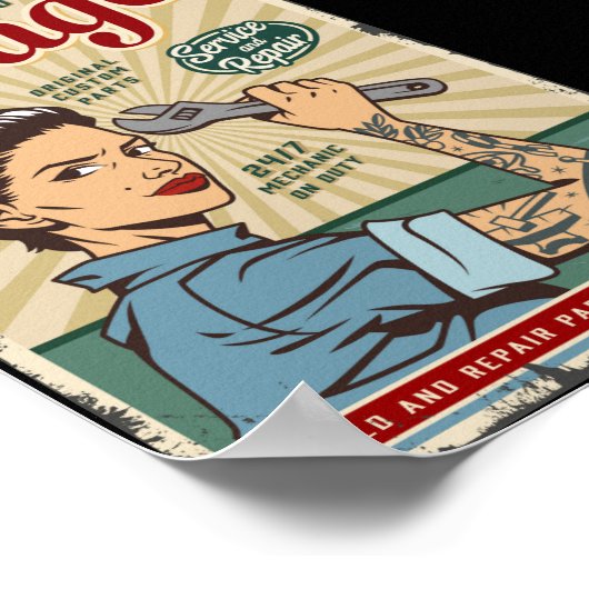 ガレージポスター ポスター (角)