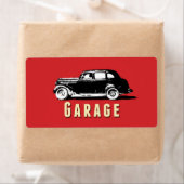 ガレージ移動用収納箱ステッカーラベル ラベル (インサイチュ)