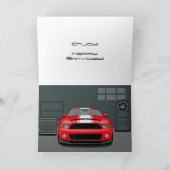 ガレージ誕生日カード カード (内部)