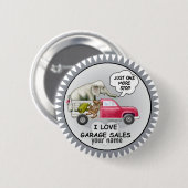 ガレージ販売カスタム 缶バッジ (正面&裏面)