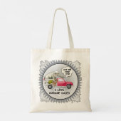 ガレージ販売名前をカスタムする トートバッグ (裏面)