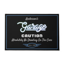 『ガレージ・アニー・ネーム・おもしろいことわざ・カーズ・ブルー・ブラック』 