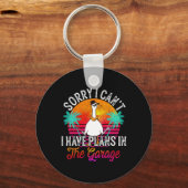 ガレージ・ファーザーズ・デイカーに予定が入ってない キーホルダー (正面)