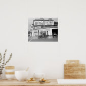 ガレージ&フィリングステーション, 1940.ヴィンテージ写真 ポスター (キッチン)