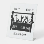 ガレージ 台座サイン (正面)