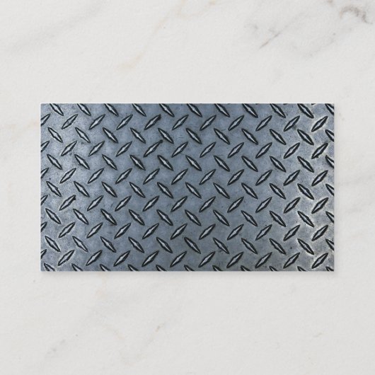 ガレージ·整備士·メタル·トレッド·タイヤ·マングランジズ 名刺 (裏面)