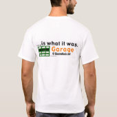 ガレージ Tシャツ (裏面)