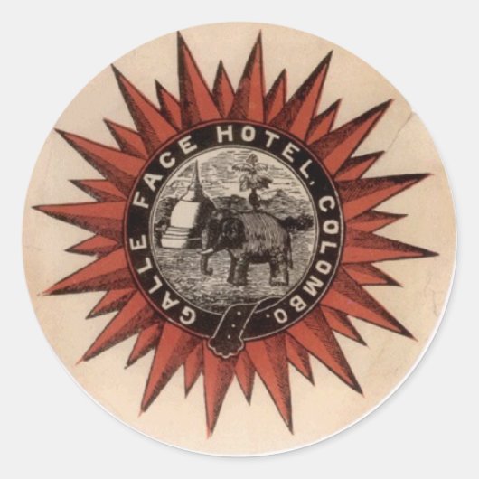 ガレーフェイスホテル ラウンドシール (正面)