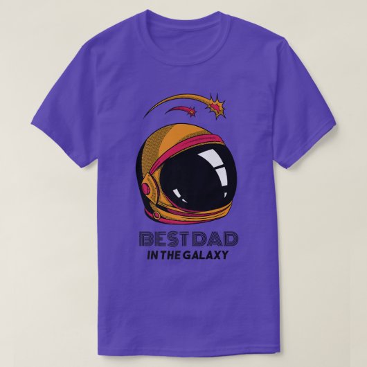 ガレー最高の宇宙飛行士のメンズパパ Tシャツ (デザイン正面)