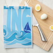 ガレー船よりも帆走する方が良い キッチンタオル (四つ折り)