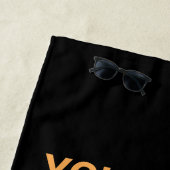 ガレ改造ージ名パーソナライズされた整備士ショップ ビーチタオル (インサイチュ)