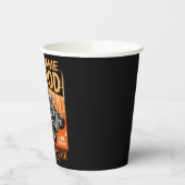 ガレ改造ージ名パーソナライズされた整備士ショップ 紙コップ (左)