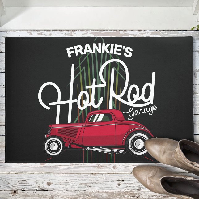 ガレ改造ージ名前をカスタムするデラックスパンスリペスカール ドアマット (クリエイターアップロード済み)