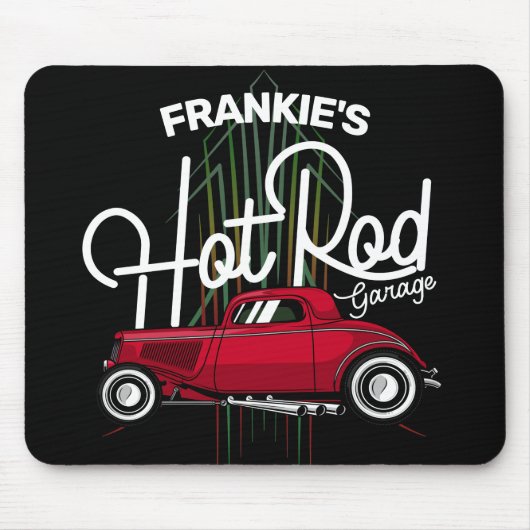 ガレ改造ージ名前をカスタムするデラックスパンスリペスカール マウスパッド (正面)