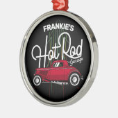 ガレ改造ージ名前をカスタムするデラックスパンスリペスカール メタルオーナメント (左)