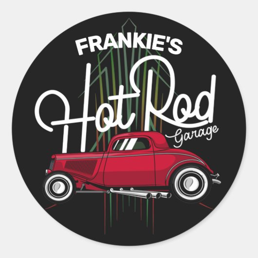 ガレ改造ージ名前をカスタムするデラックスパンスリペスカール ラウンドシール (正面)