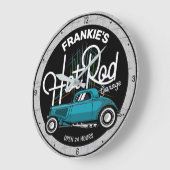 ガレ改造ージ名前をカスタムするデラックスパンスリペスカール ラージ壁時計 (傾斜)