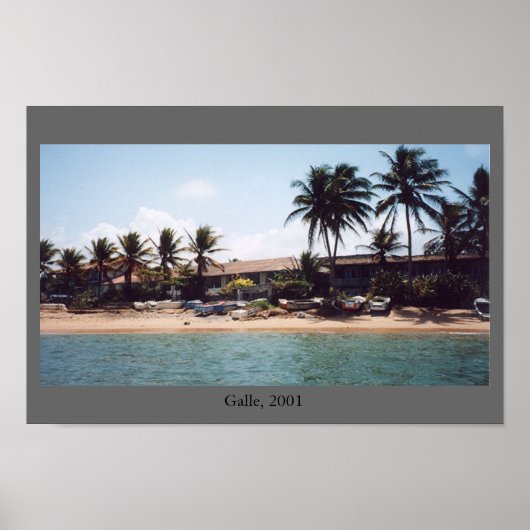 ガレ、スリランカ ポスター (正面)