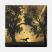 ガロすごいンかわいらしピング自由馬磁石 マグネット (正面)