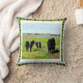 ガロウェイ牛フレーム，クッション クッション (ブランケット)