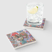 ガロデバルセロスポルトガル ストーンコースター (横)