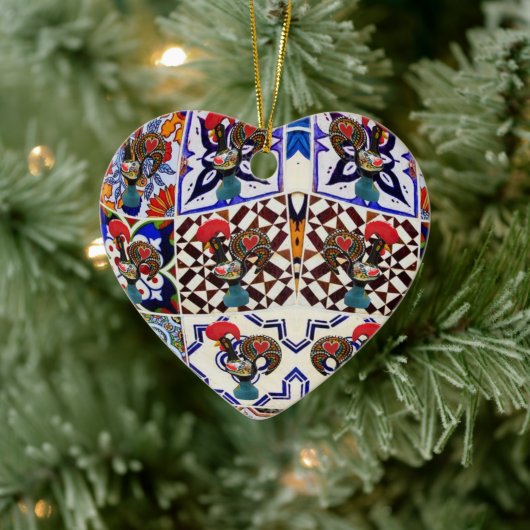 ガロデバルセロスポルトガル セラミックオーナメント (ツリー)