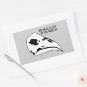 ガロデロスムエルトス 長方形シール (封筒)