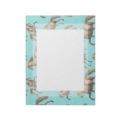 ガロピンスタリスペインのオンアクアバックグラウンド ノートパッド (回転)