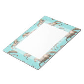 ガロピンスタリスペインのオンアクアバックグラウンド ノートパッド (アングル)