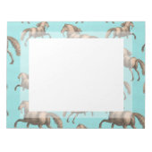 ガロピンスタリスペインのオンアクアバックグラウンド ノートパッド (正面)