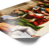 ガロファロの弟子たちの足を洗うキリスト フォトプリント            (角)