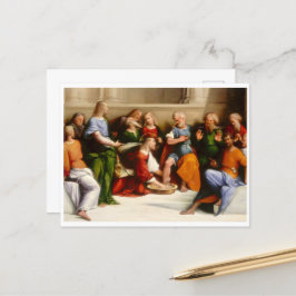 ガロファロの弟子たちの足を洗うキリスト ポストカード