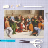ガロファロの弟子たちの足を洗うキリスト 薄葉紙 (クラフト)