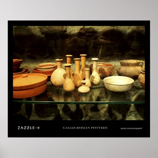 ガロローマの陶器 ポスター (正面)