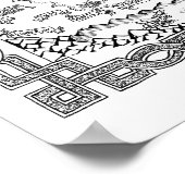 ガロンのホイットナイトロードのRethvenの地図のポスター ポスター (角)