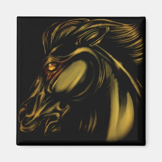 ガロン打ち青銅磁石 マグネット (正面)