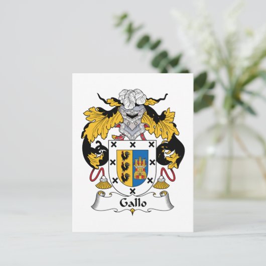 ガロ家紋 ポストカード (スタンド正面)