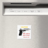 ガンおもしろいー注意磁石 マグネット (インサイチュ (食洗機))