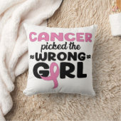 ガンが間違った女の子の枕を選んだ クッション (ブランケット)