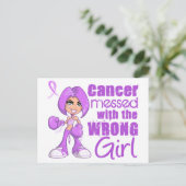 ガンに手を出して間違った娘 ポストカード (スタンド正面)