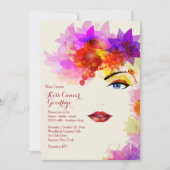 ガンの特定の一目での資金調達招待状 招待状 (正面)